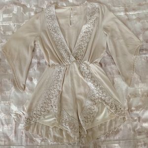 Cream Romper